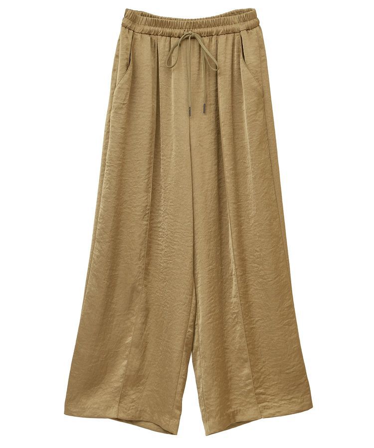 Editt by YECCA VECCA「ヴィンテージサテンイージーワイドパンツ」|その他|