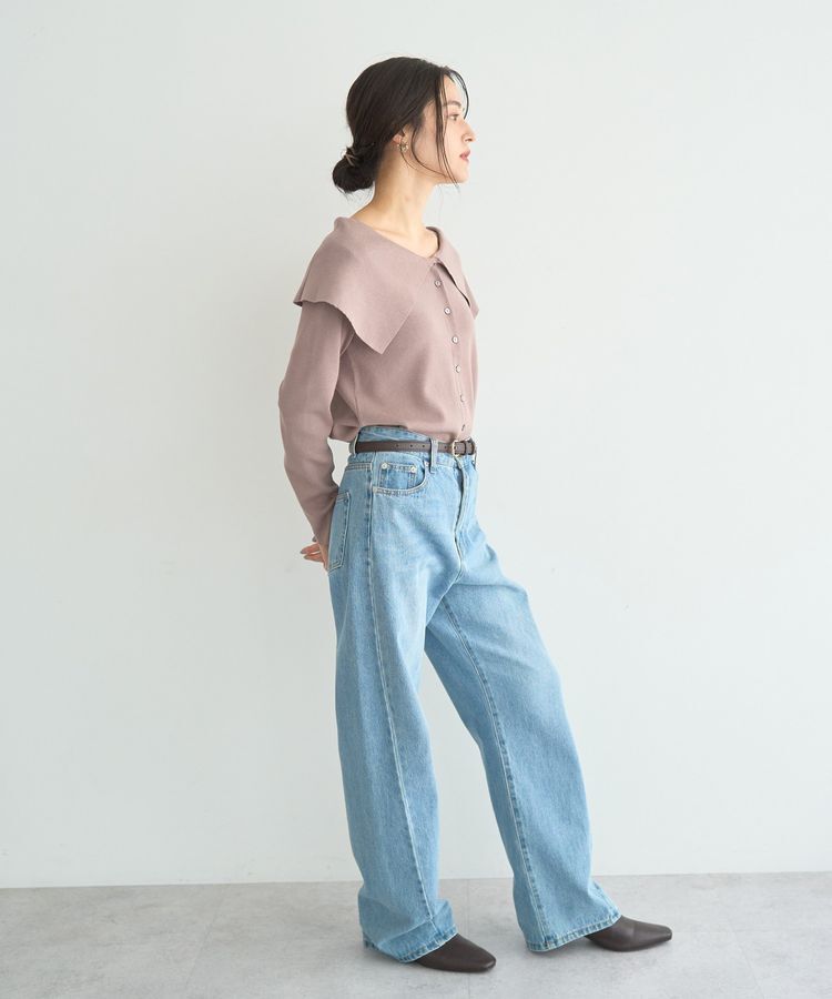 YECCA VECCA「2wayオフショルカラーカーディガン」|カーディガン|