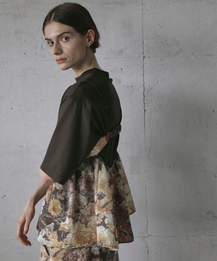 GARAGE OF GOOD CLOTHING「【日本製】ダークフラワープリントキャミビスチェ」|ベスト・ジレ|