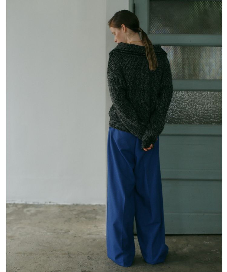 GARAGE OF GOOD CLOTHING「襟付モヘアニットプルオーバー」|ニット・セーター|