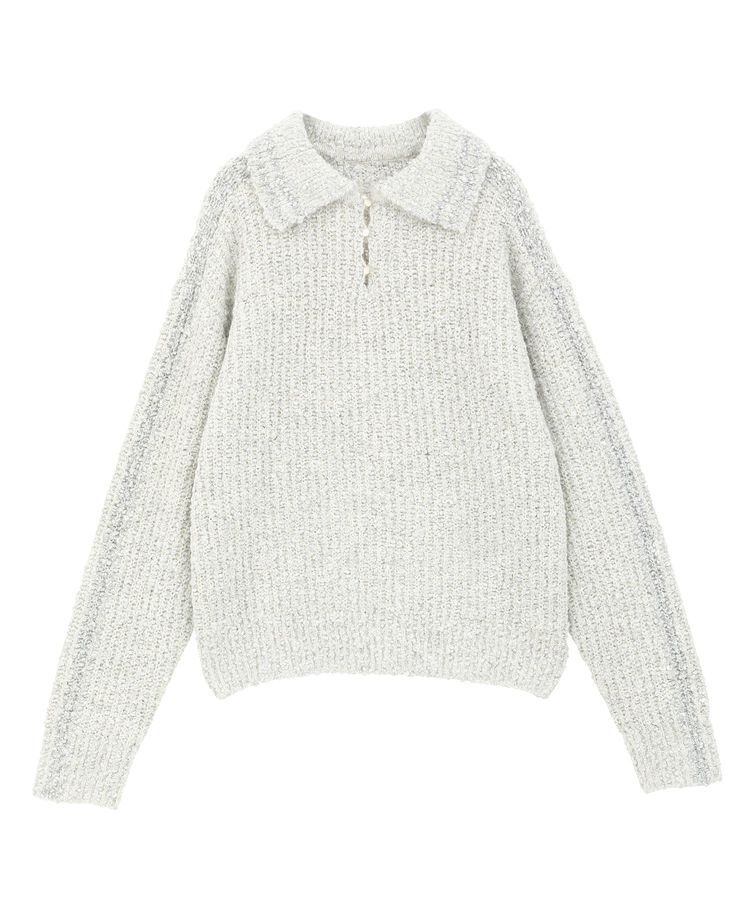 GARAGE OF GOOD CLOTHING「襟付モヘアニットプルオーバー」|ニット・セーター|