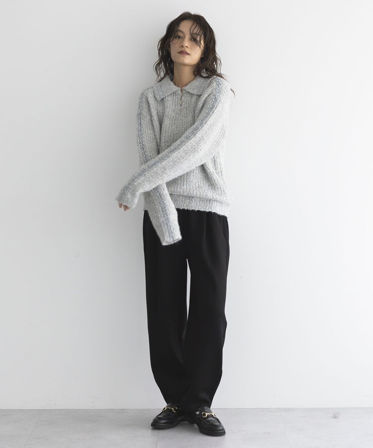 GARAGE OF GOOD CLOTHING「襟付モヘアニットプルオーバー」|ニット・セーター|