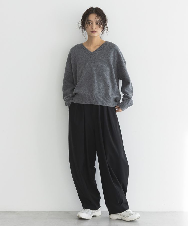 GARAGE OF GOOD CLOTHING「【日本製】カシミア混Vネックプルオーバー」|ニット・セーター|