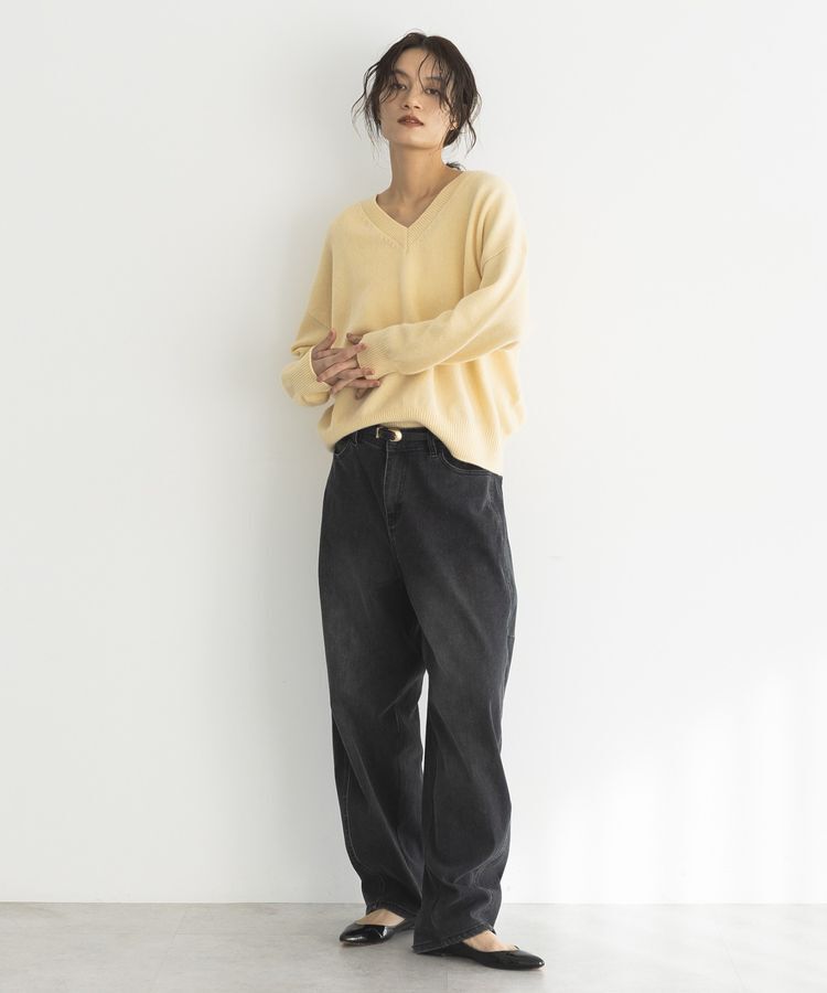 GARAGE OF GOOD CLOTHING「【日本製】カシミア混Vネックプルオーバー」|ニット・セーター|