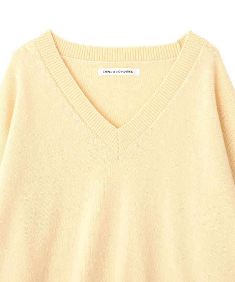 GARAGE OF GOOD CLOTHING「【日本製】カシミア混Vネックプルオーバー」|ニット・セーター|
