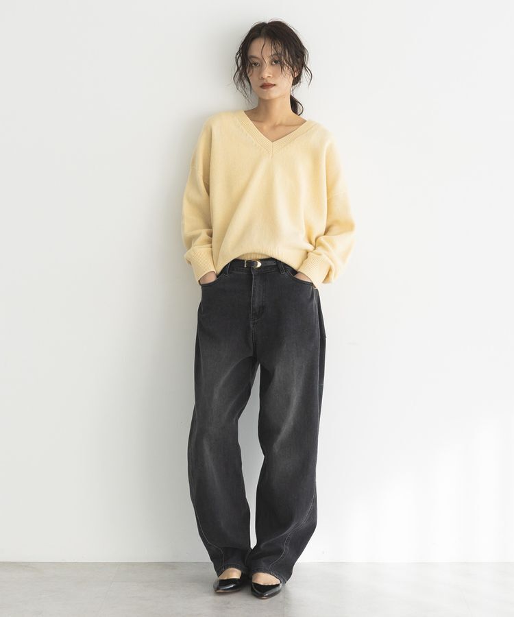 GARAGE OF GOOD CLOTHING「【日本製】カシミア混Vネックプルオーバー」|ニット・セーター|