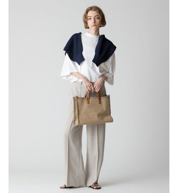 allureville「ドロップ天竺クロップドプルオーバー」|ニット・セーター|