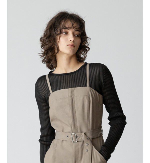 allureville「ウールデニムオールインワン」|オールインワン|