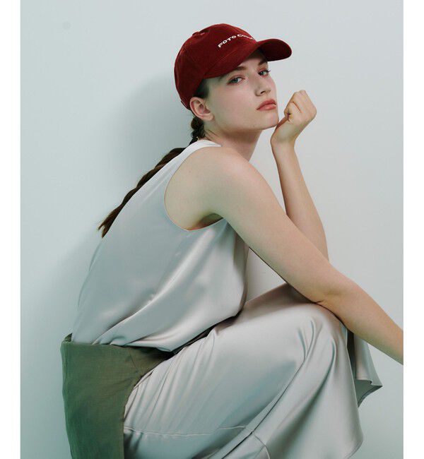 allureville「サテンタンクブラウス」|シャツ・ブラウス|ベージュ