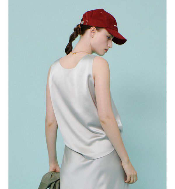 allureville「サテンタンクブラウス」|シャツ・ブラウス|