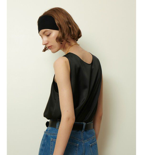 allureville「サテンタンクブラウス」|シャツ・ブラウス|