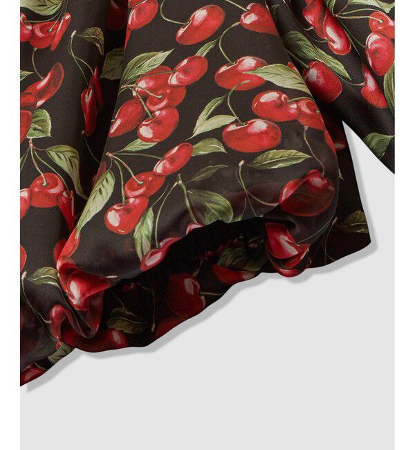 LOULOU WILLOUGHBY「【LOULOU WILLOUGHBY】LISAチェリープリントオフショルブラウス」|シャツ・ブラウス|