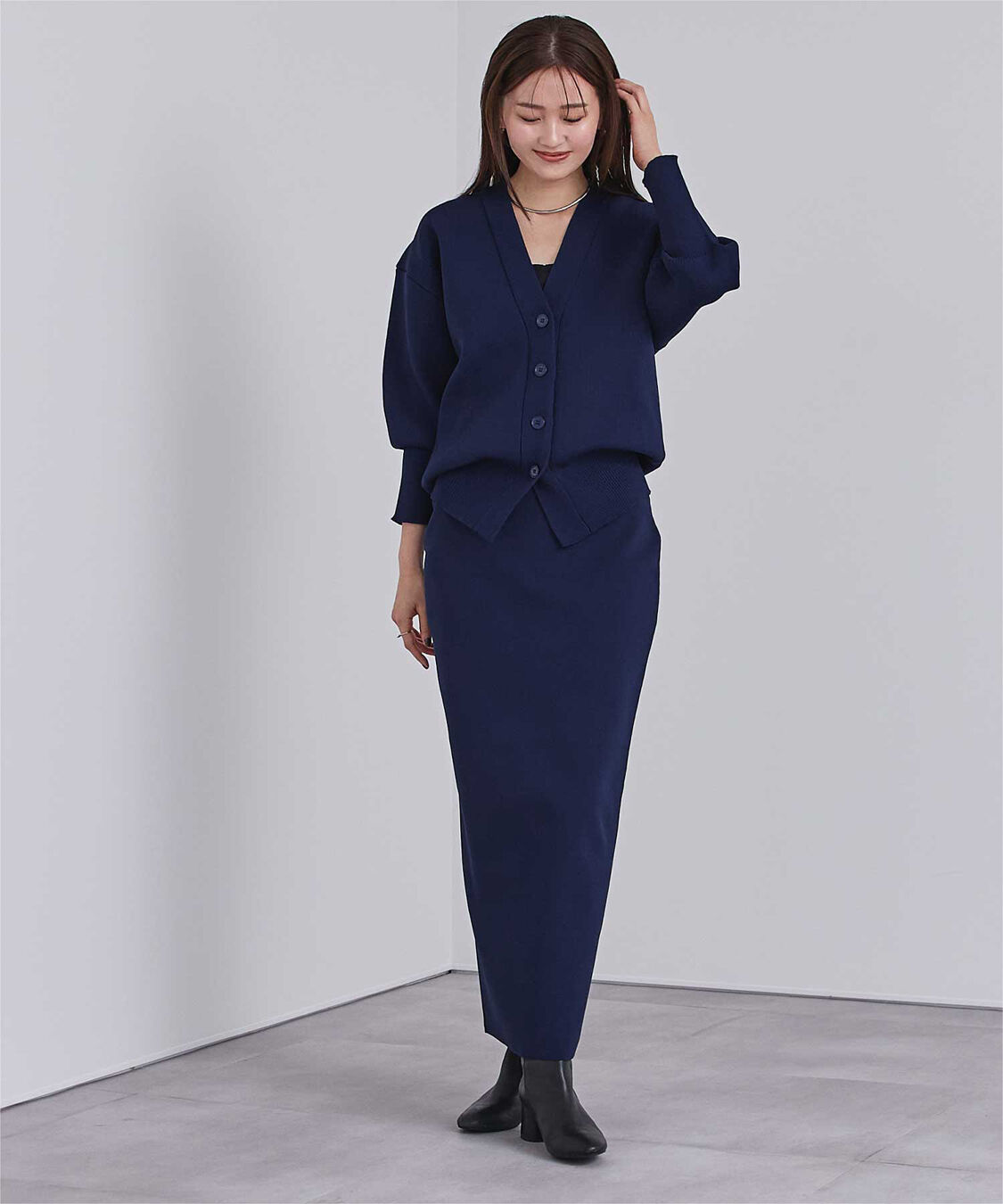 ur's「スポンディッシュ美シルエットニットタイトスカート」|スカート|