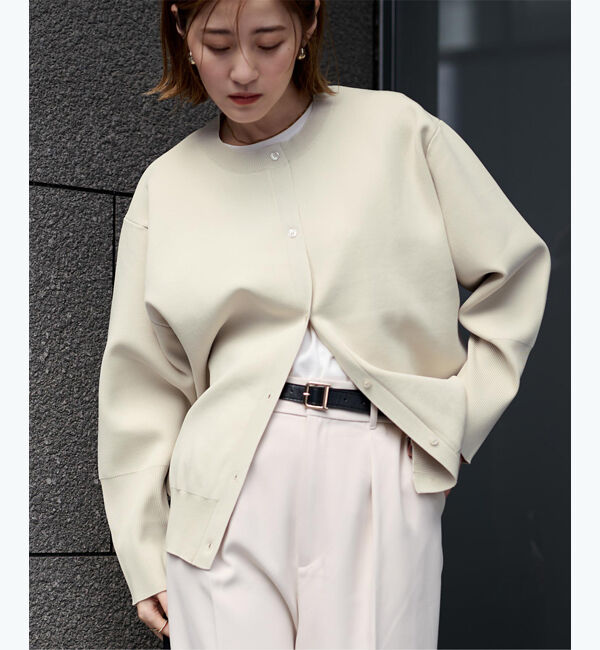 ur's「スポンディッシュラウンドネックニットカーディガン」|ニット・セーター|