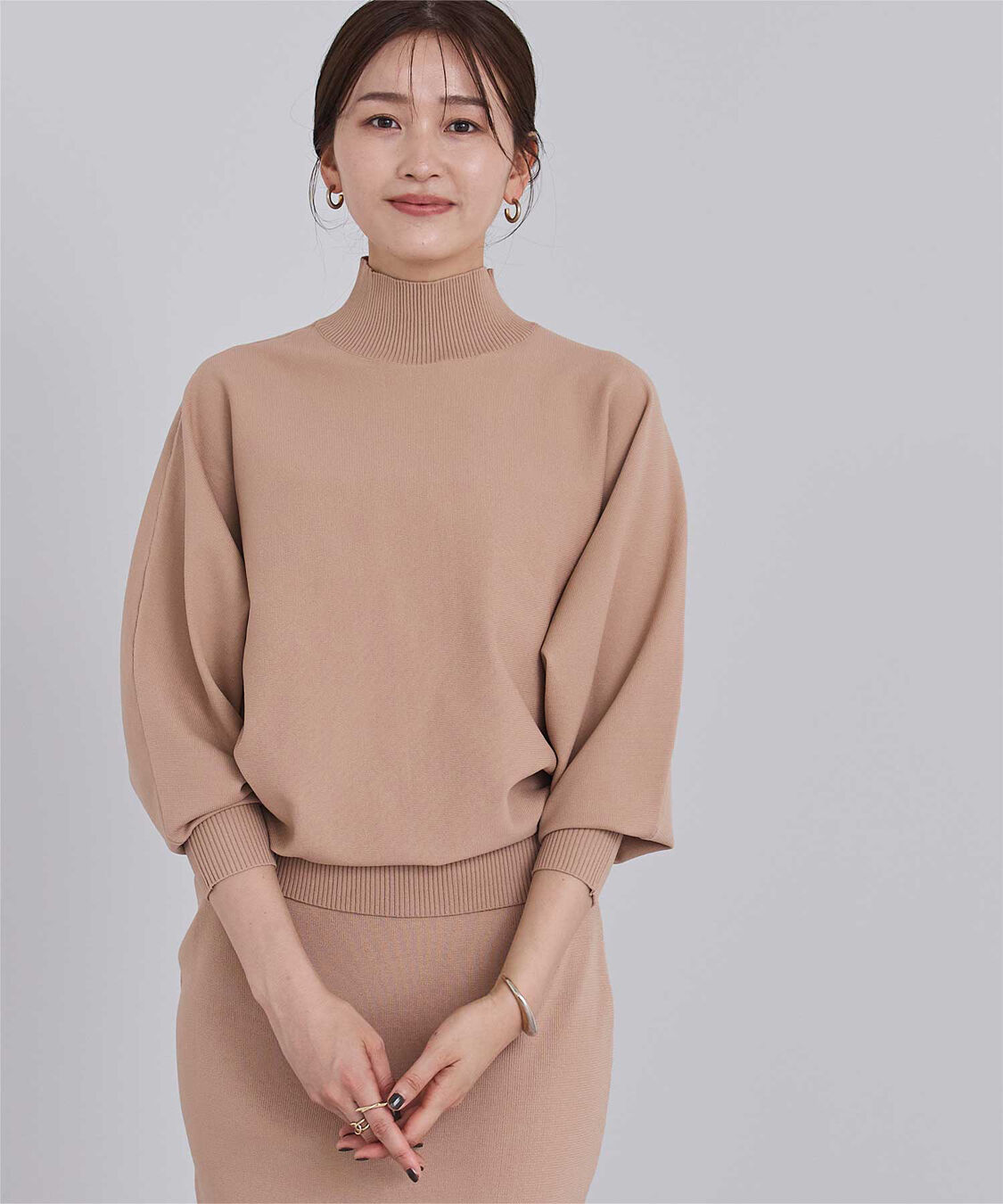 ur's「スポンディッシュハイネックドルマンスリーブニット」|ニット・セーター|