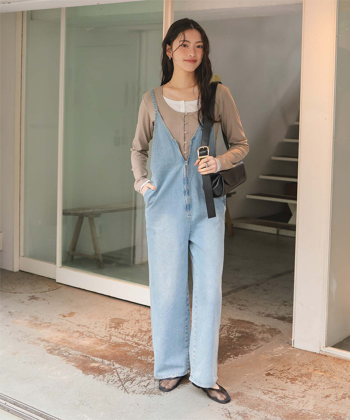 titivate「レイヤード風リブカットソートップス」|Tシャツ・カットソー|