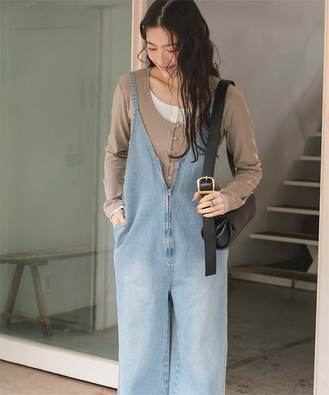 titivate「レイヤード風リブカットソートップス」|Tシャツ・カットソー|