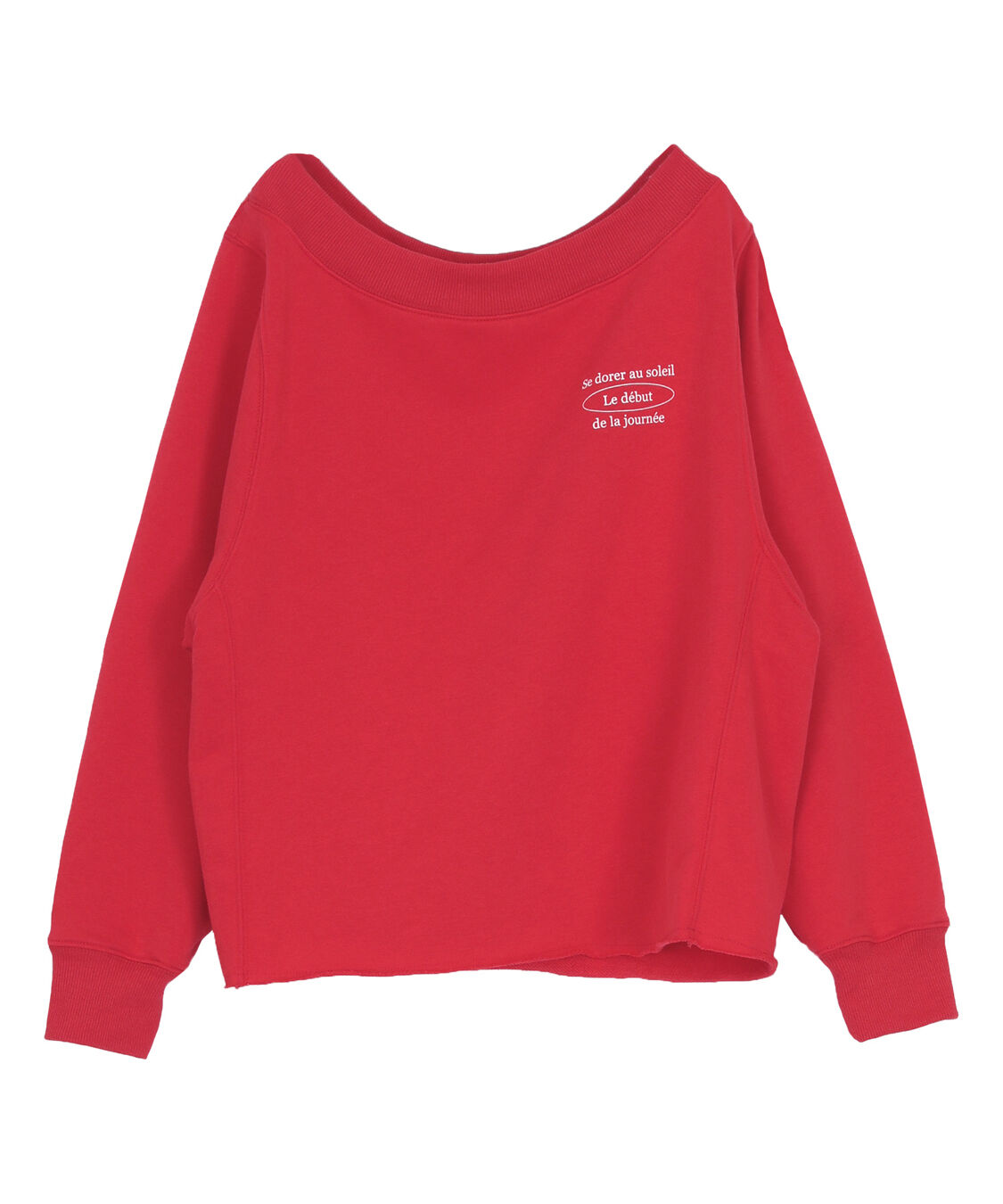 titivate「オフショルダースウェットプルオーバー」|スウェット・ジャージ|