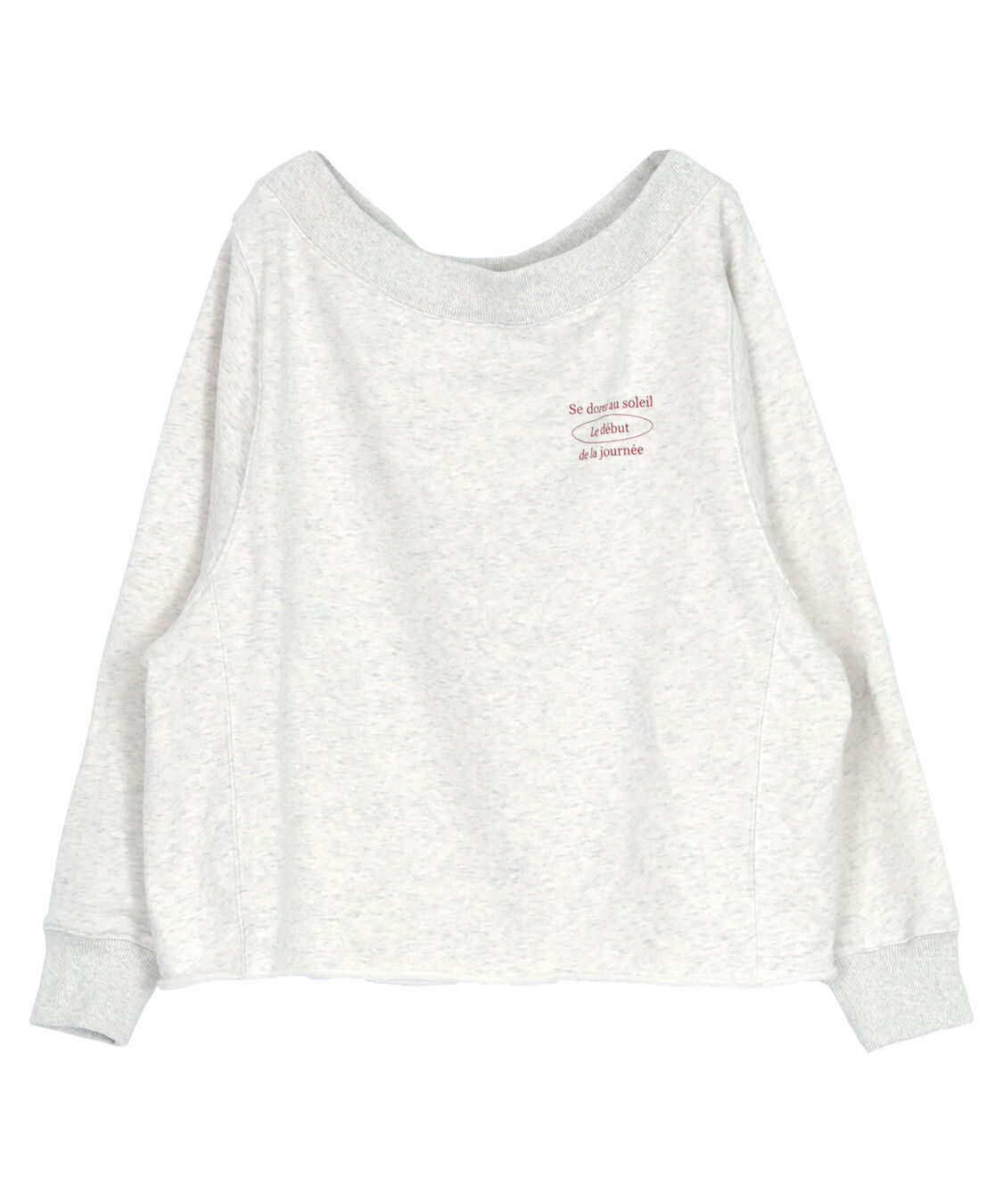 titivate「オフショルダースウェットプルオーバー」|スウェット・ジャージ|