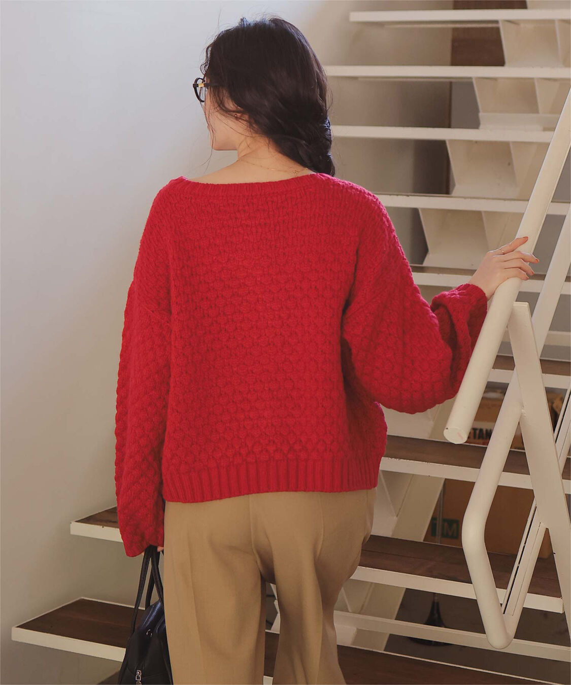 titivate「ポップコーンニットカーディガン」|カーディガン|