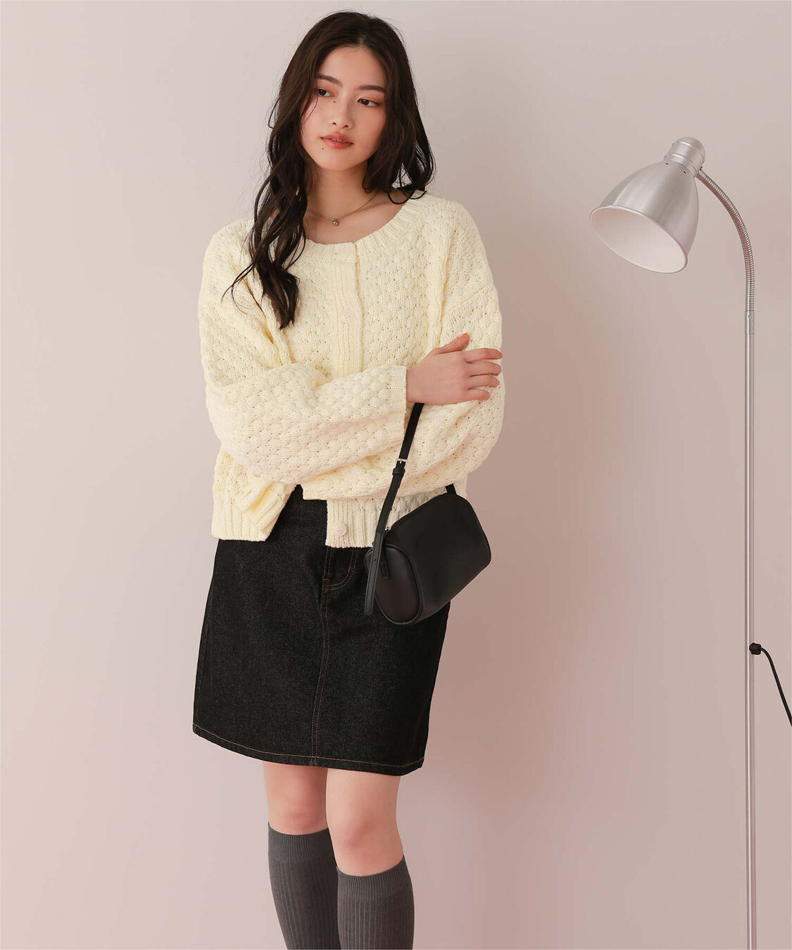 titivate「ポップコーンニットカーディガン」|カーディガン|