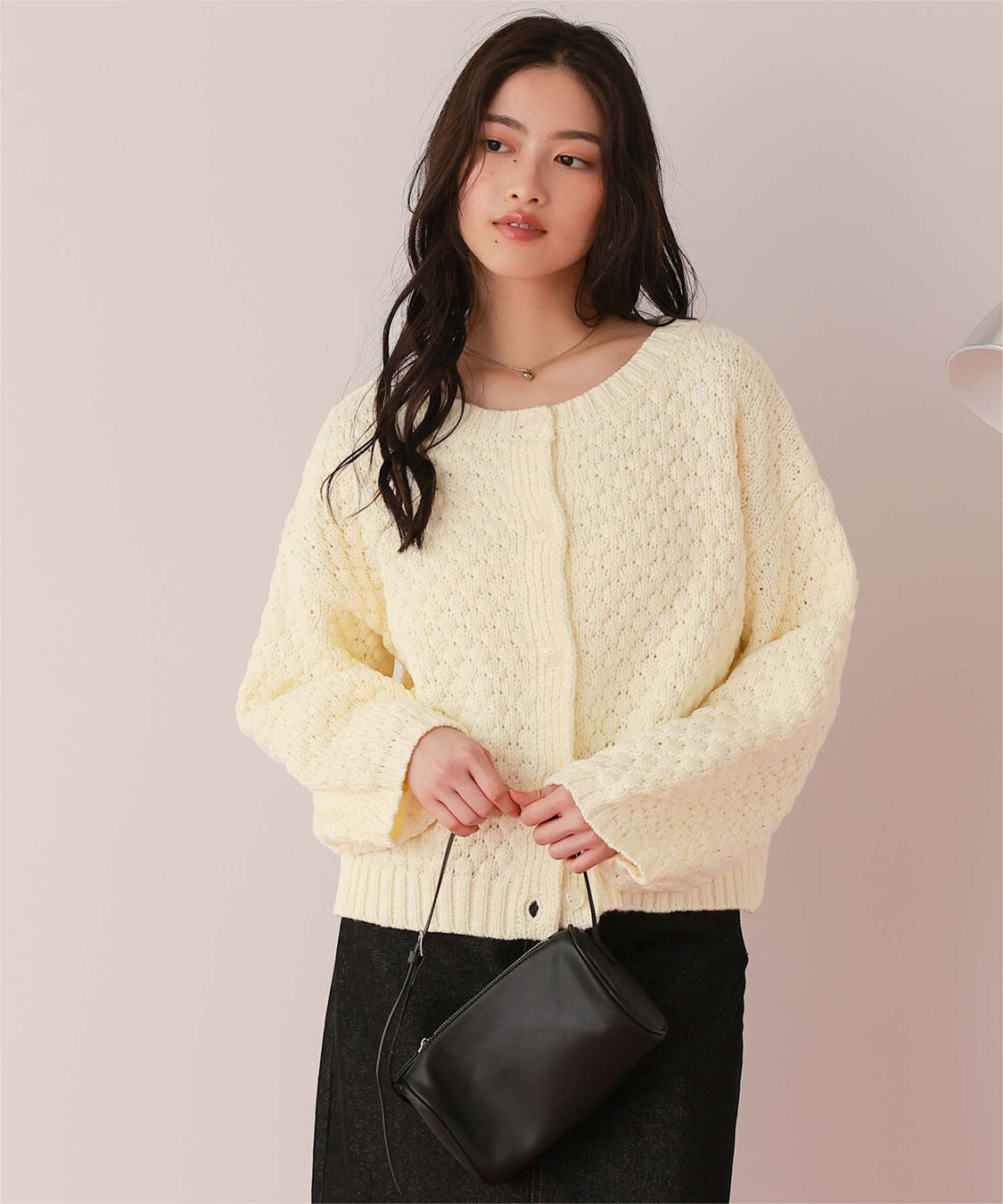 titivate「ポップコーンニットカーディガン」|カーディガン|