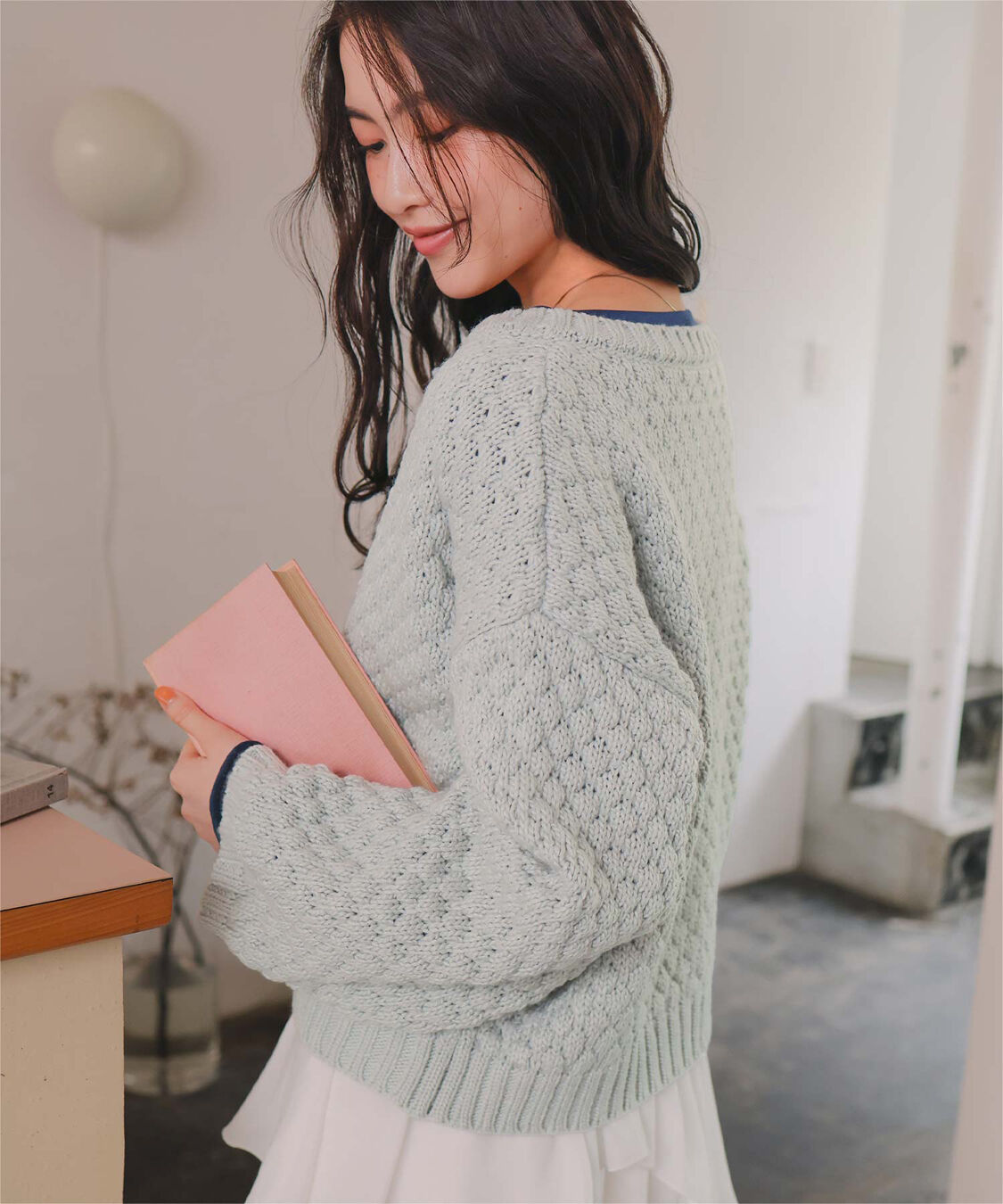 titivate「ポップコーンニットカーディガン」|カーディガン|