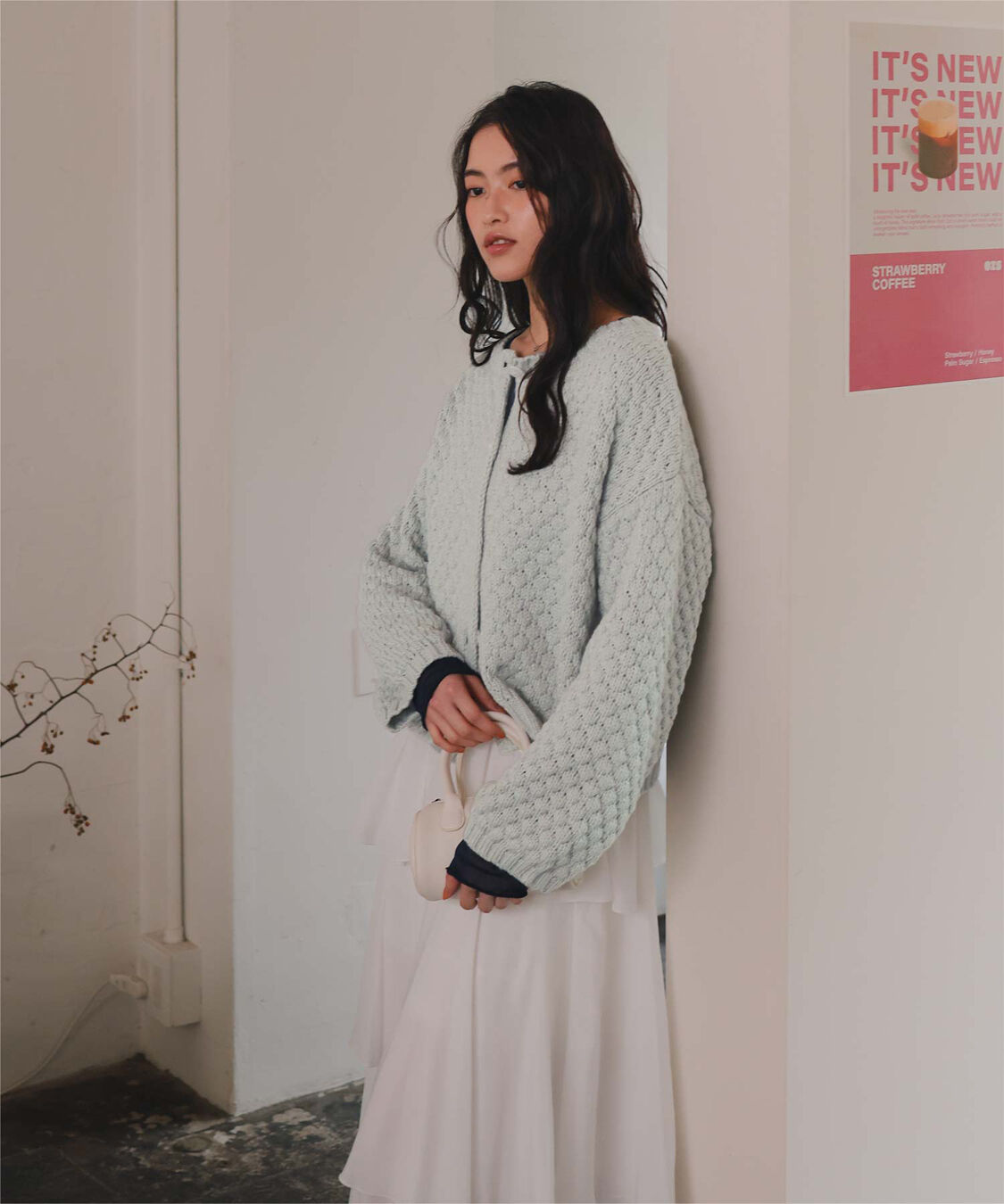 titivate「ポップコーンニットカーディガン」|カーディガン|