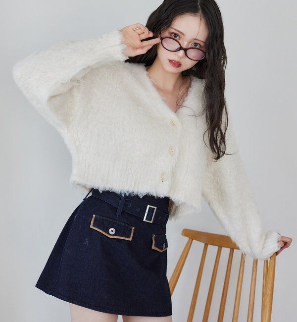  「メリーカールカーディガン」|ニット・セーター|