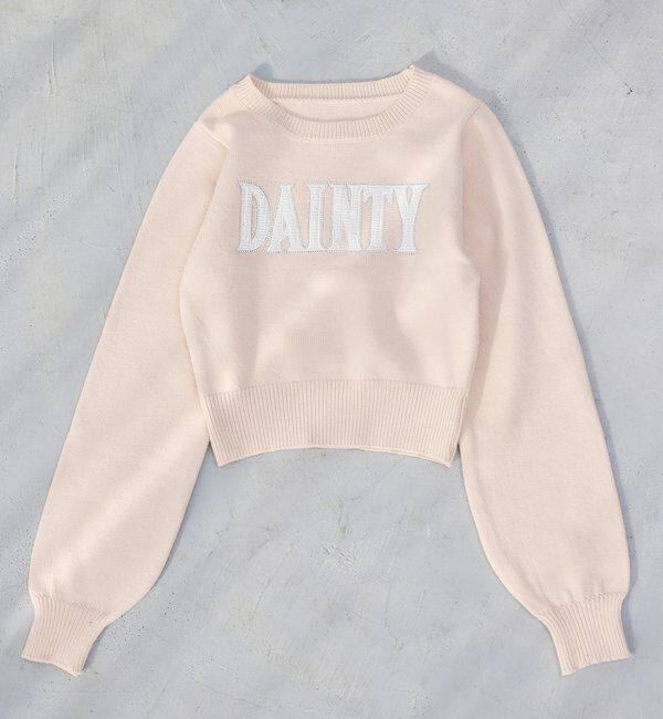  「キラキラロゴ入りアソートニット」|ニット・セーター|