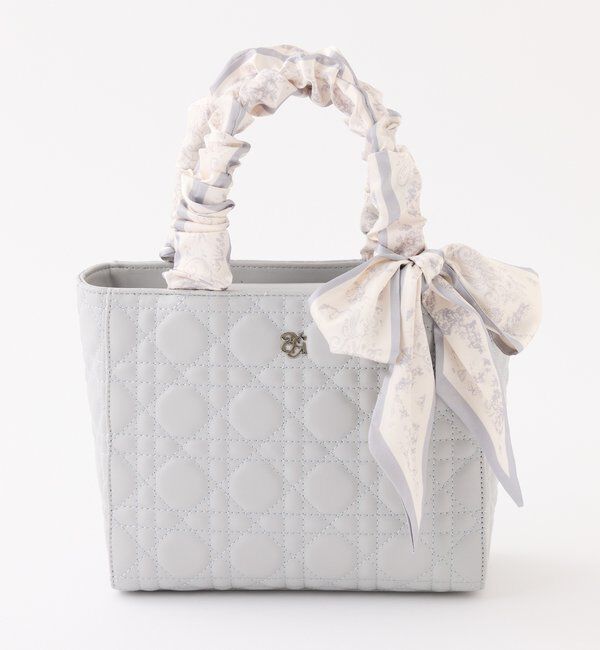  「スカーフハンドルキルティングトート」|ショルダー・メッセンジャー|