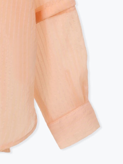 Lugnoncure「袖取り外しシアーシャツ」|シャツ・ブラウス|