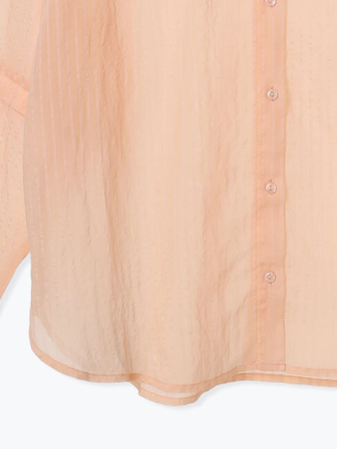 Lugnoncure「袖取り外しシアーシャツ」|シャツ・ブラウス|