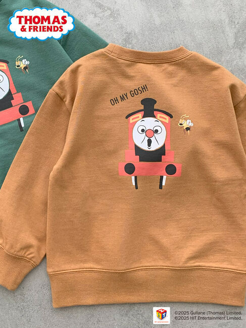 Samansa Mos2 Lagom「【きかんしゃトーマス】バックプリントトレーナー」|Tシャツ・カットソー|