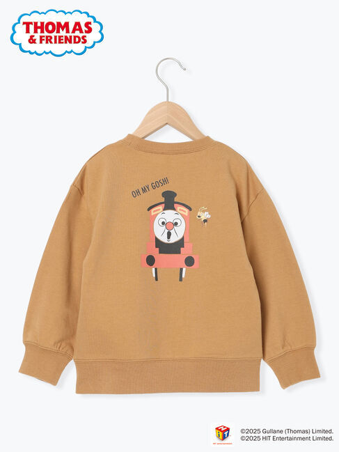 Samansa Mos2 Lagom「【きかんしゃトーマス】バックプリントトレーナー」|Tシャツ・カットソー|