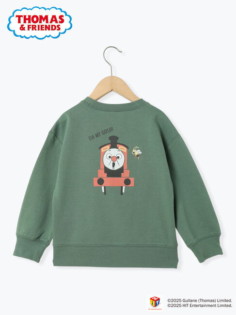 Samansa Mos2 Lagom「【きかんしゃトーマス】バックプリントトレーナー」|Tシャツ・カットソー|