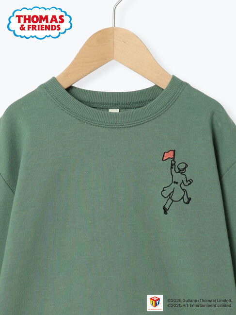 Samansa Mos2 Lagom「【きかんしゃトーマス】バックプリントトレーナー」|Tシャツ・カットソー|