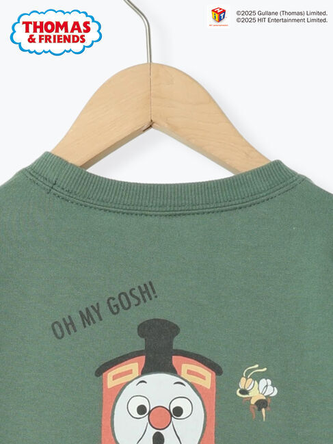 Samansa Mos2 Lagom「【きかんしゃトーマス】バックプリントトレーナー」|Tシャツ・カットソー|