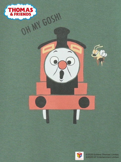 Samansa Mos2 Lagom「【きかんしゃトーマス】バックプリントトレーナー」|Tシャツ・カットソー|