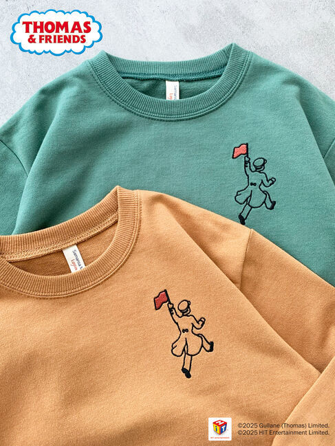 Samansa Mos2 Lagom「【きかんしゃトーマス】バックプリントトレーナー」|Tシャツ・カットソー|