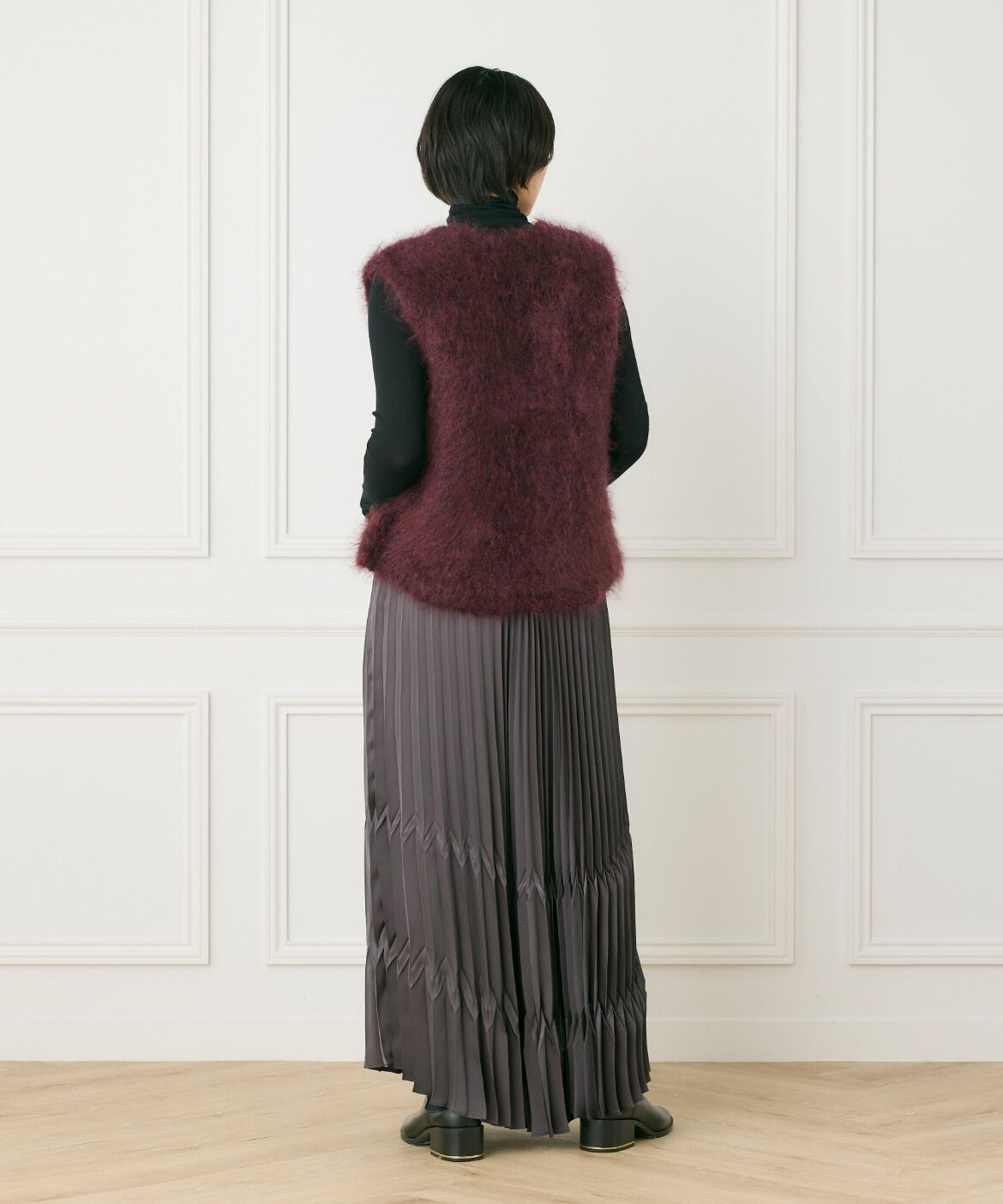 INED「ハイネックロングスリーブトップス」|Tシャツ・カットソー|