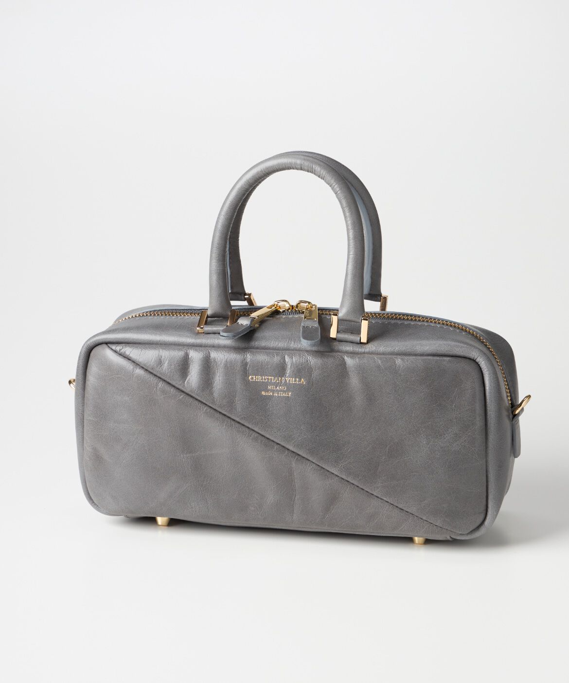 INED「《SUPERIOR CLOSET》スクエアボストンショルダーバッグ《CHRISTIAN VILLA》」|ボストンバッグ|