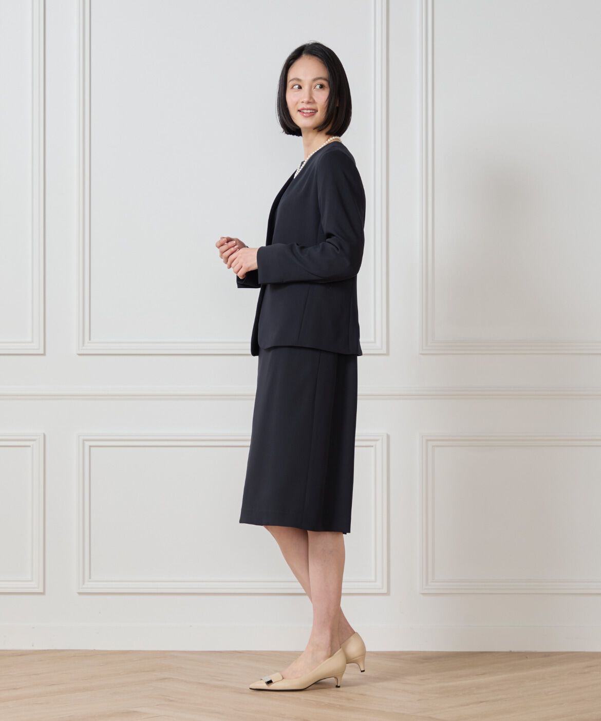 7-IDconcept.「7分袖ワンピース」|ワンピース|