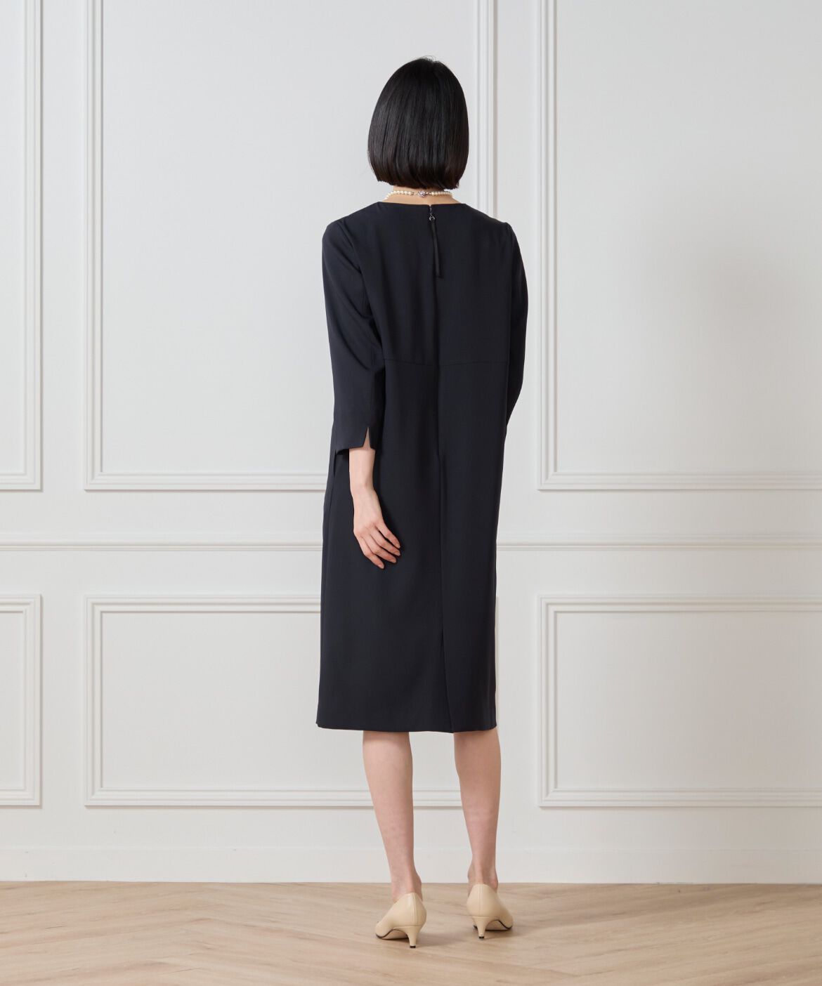 7-IDconcept.「7分袖ワンピース」|ワンピース|