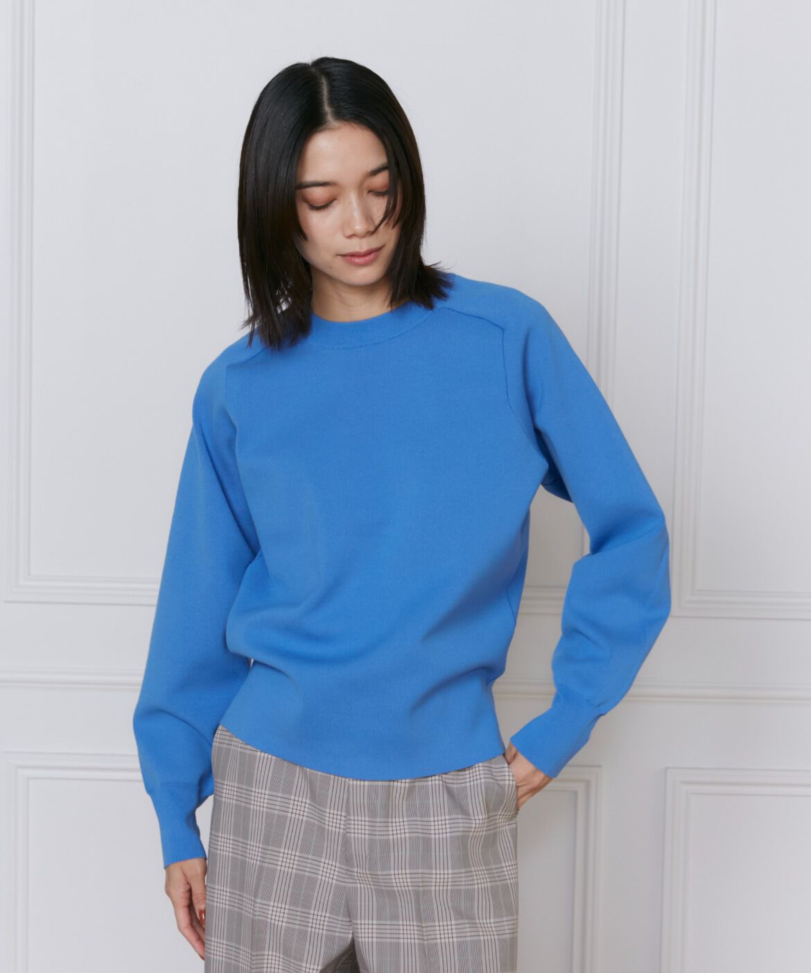 INED「スムースプルオーバーニット　」|ニット・セーター|