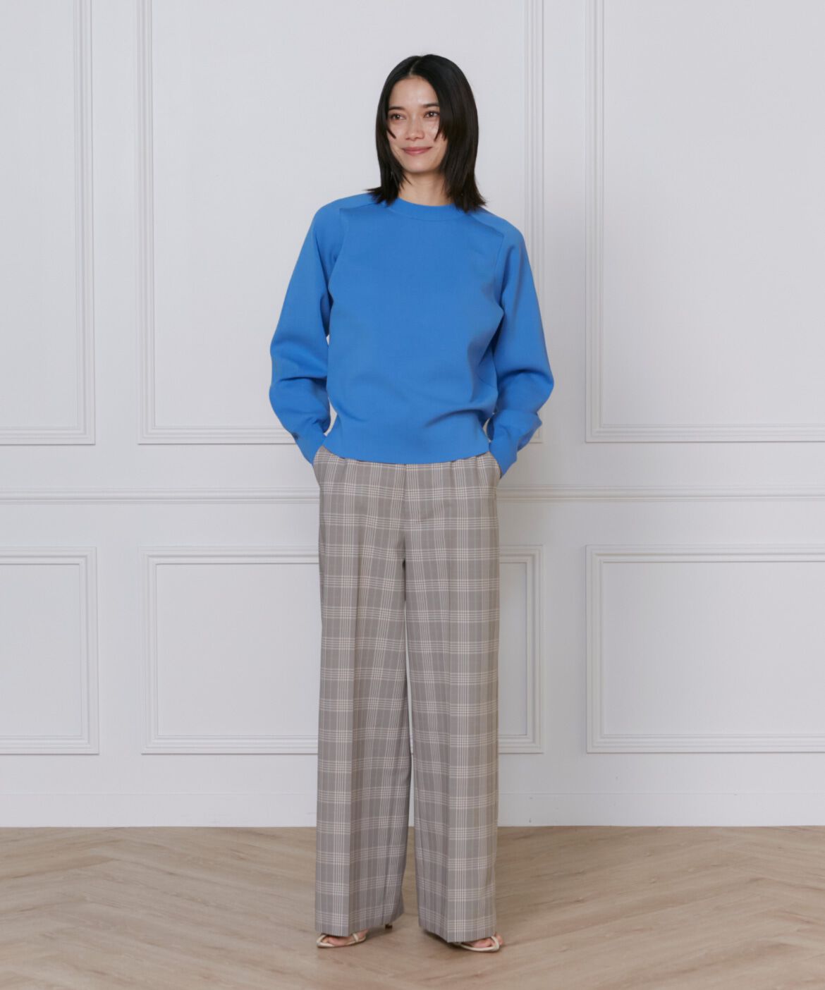 INED「スムースプルオーバーニット　」|ニット・セーター|