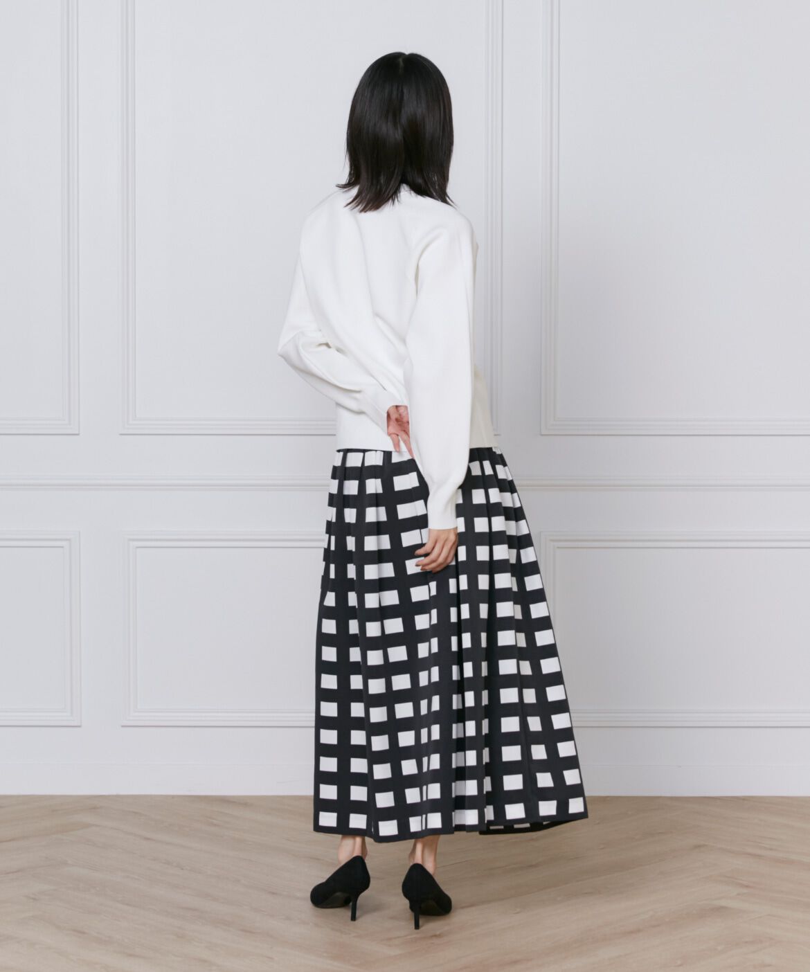 INED「スムースプルオーバーニット　」|ニット・セーター|