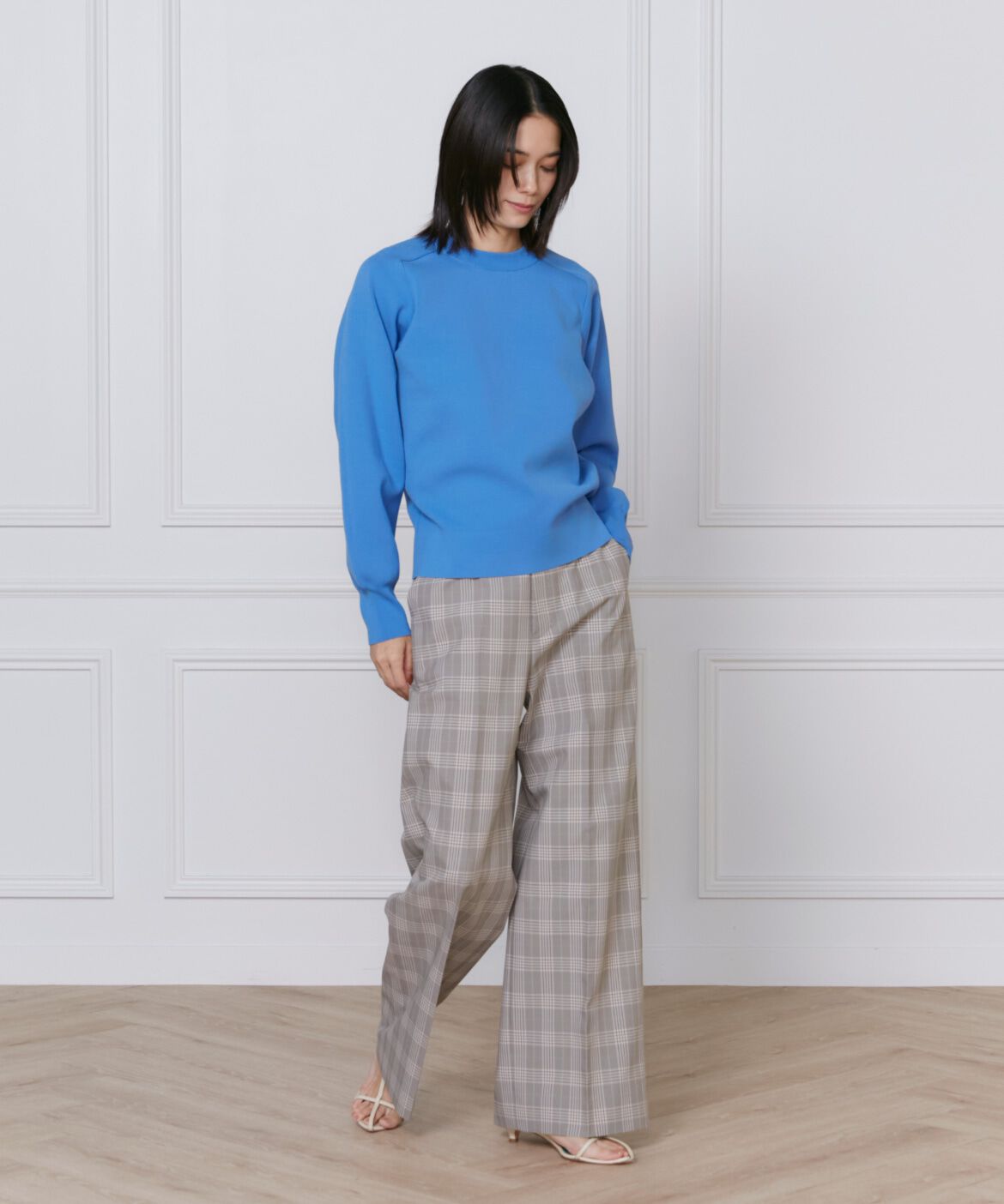 INED「スムースプルオーバーニット　」|ニット・セーター|