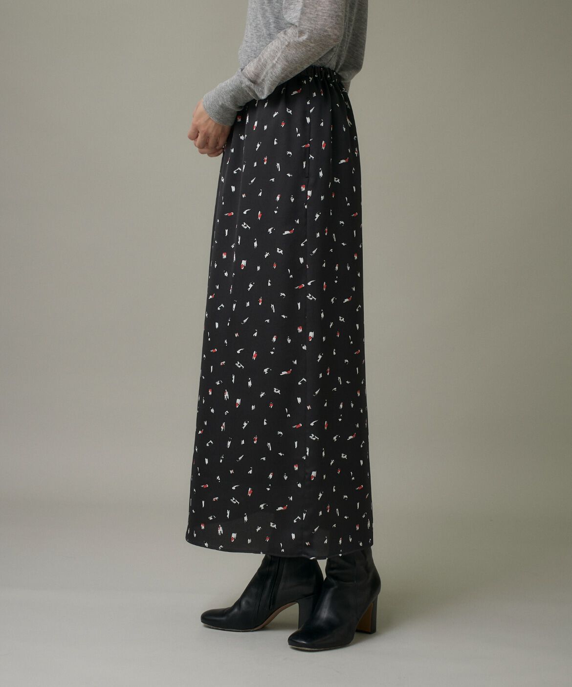 DAY by DAY it&rsquo;s international「ブラッシュドットプリントスカート」|スカート|