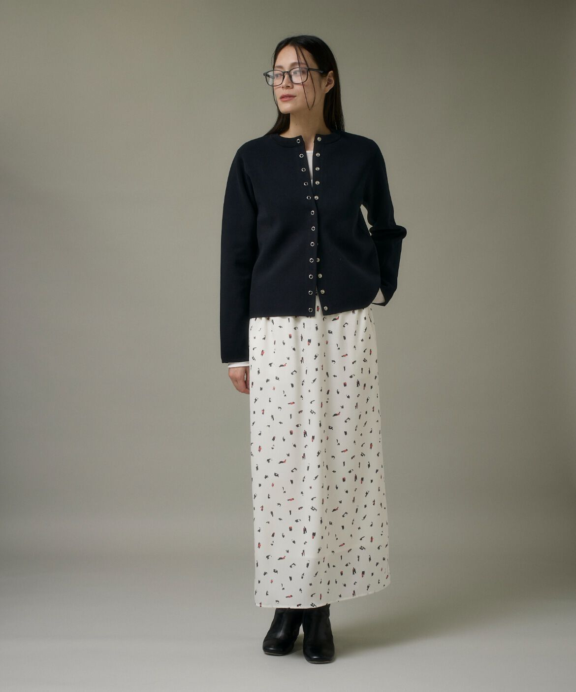 DAY by DAY it&rsquo;s international「ブラッシュドットプリントスカート」|スカート|